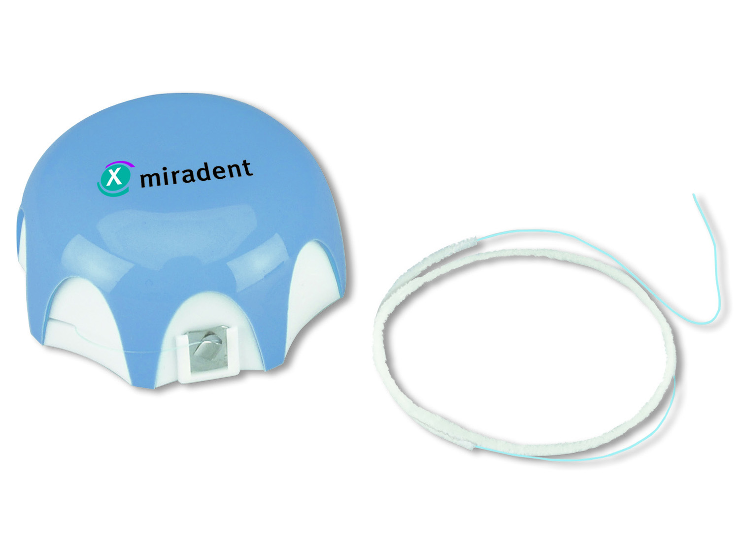 Mirafloss® Implant chx - средней толщины (2,2 мм) "супер-флосс" для имплантов/брекетов