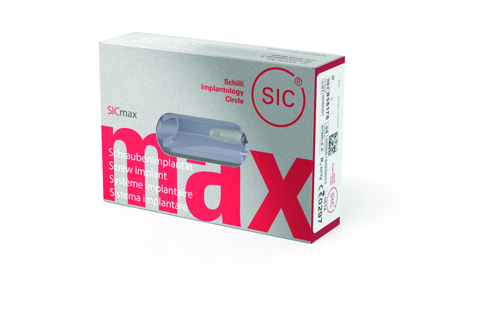 Имплантат SICmax (Ø 4.2 мм / 9.5 мм) в комплекте с заглушкой