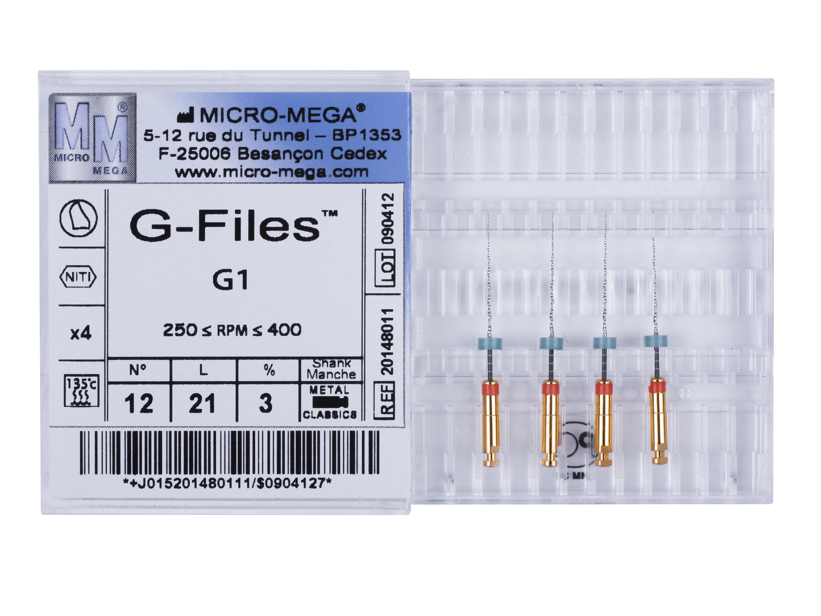 G-Files G1 21 mm Classics - инструменты эндодонтические