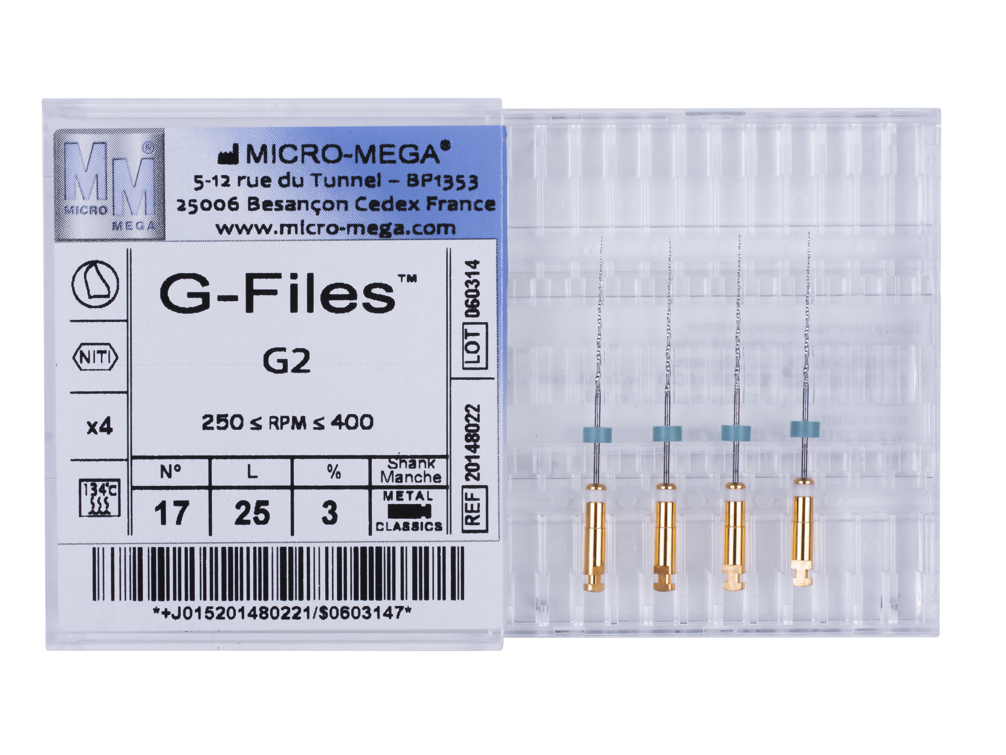 G-Files G2 25 mm Classics - инструменты эндодонтические