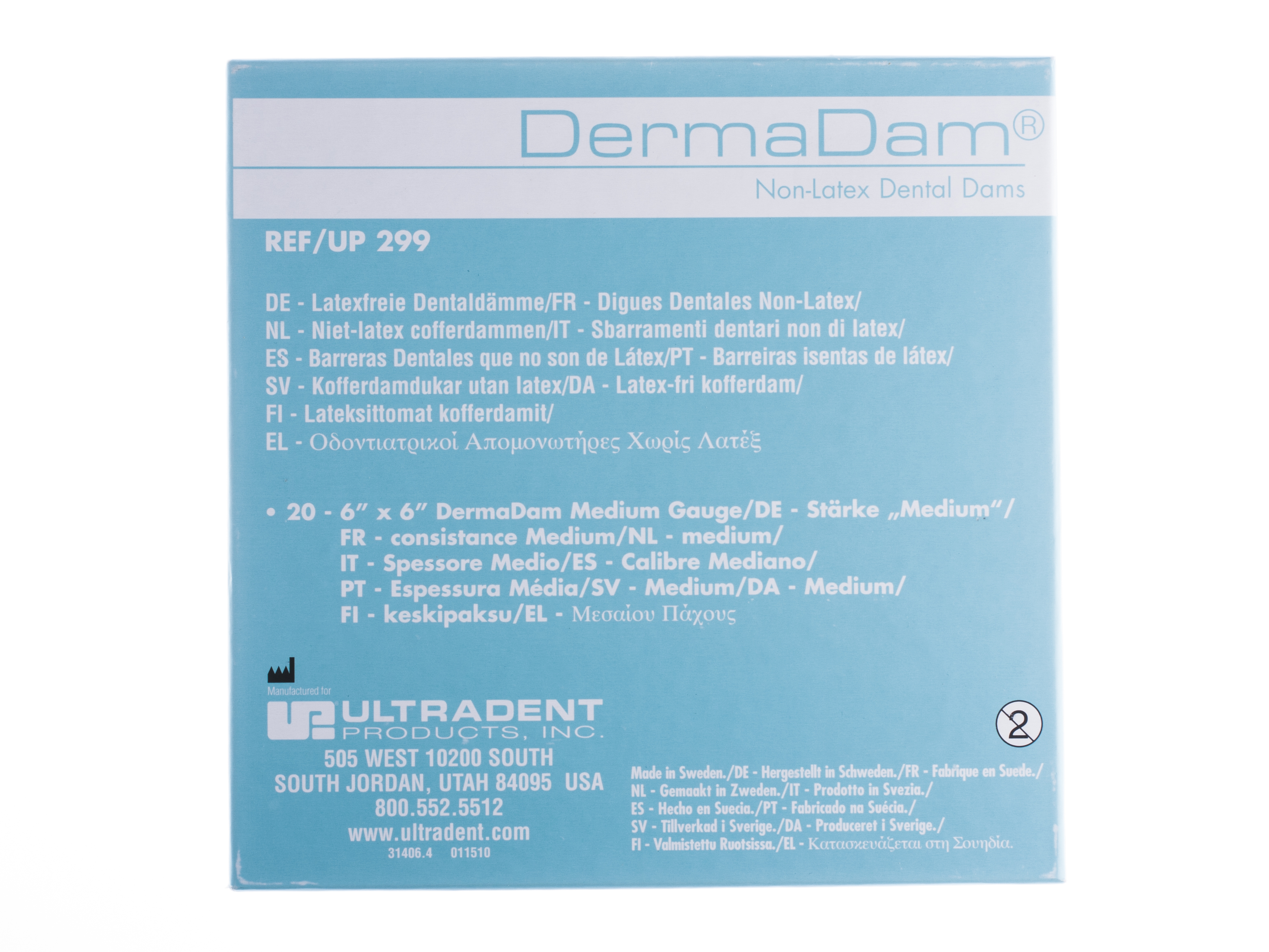 DermaDam Synthetic-cинтетический коффердам для изоляции полости рта
