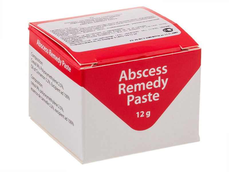 Abscess Remedy Paste (паста 12 г) - материал для временного пломбирования корневых каналов