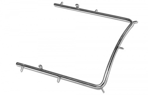 Рамка для коффердама с фиксаторами нити, металл, 128 х 125 мм (ТОР ВМ)