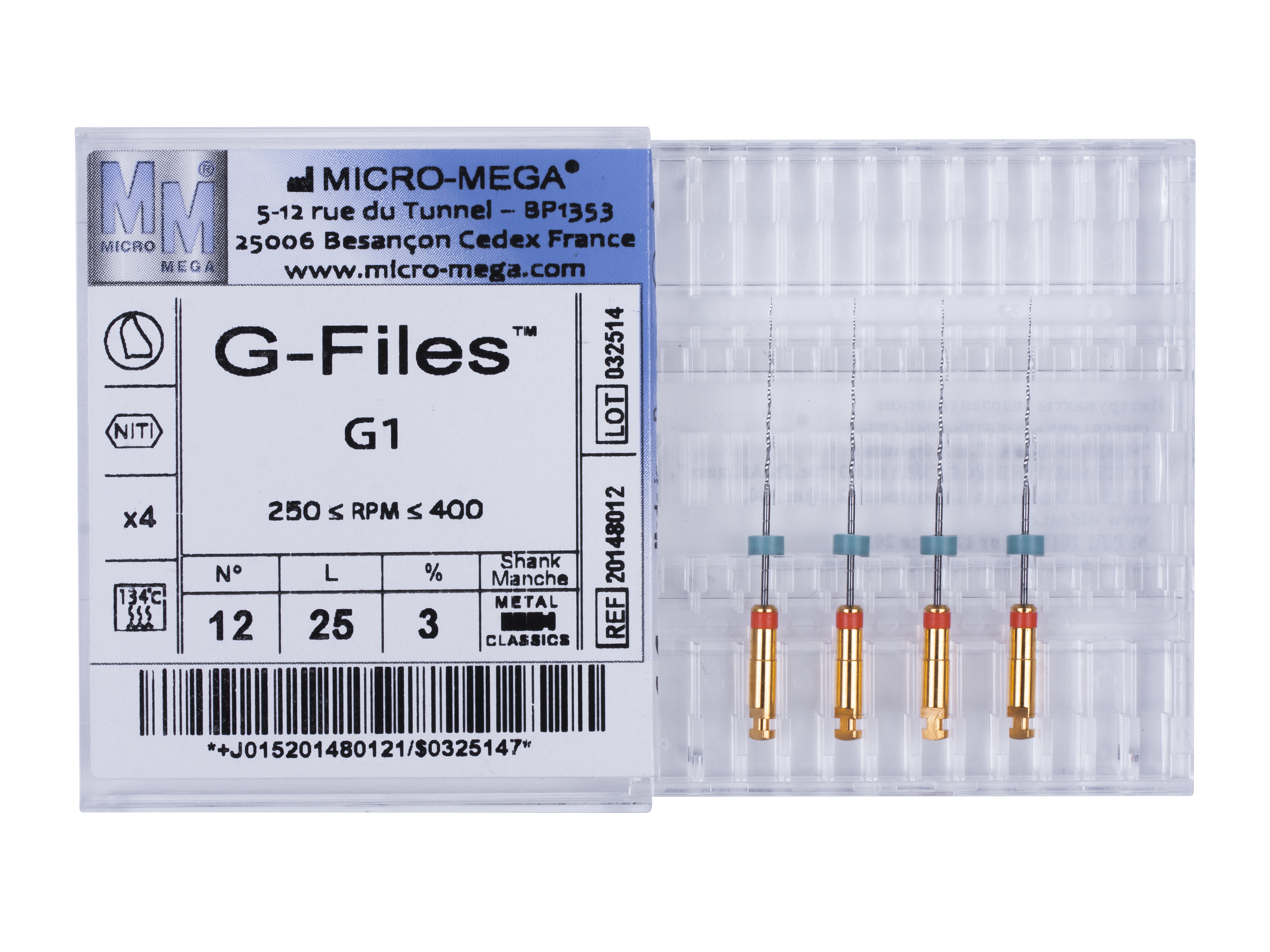 G-Files G1 25 mm Classics - инструменты эндодонтические