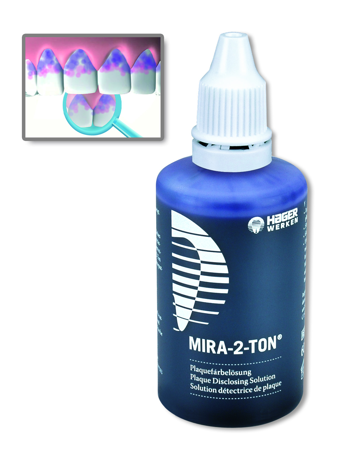 Mira-2-Ton® Solution - индикатор зубных отложений, раствор 60 мл