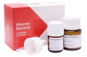 Abscess Remedy (порошок + жидкость) -  материал для временного пломбирвания корневых каналов