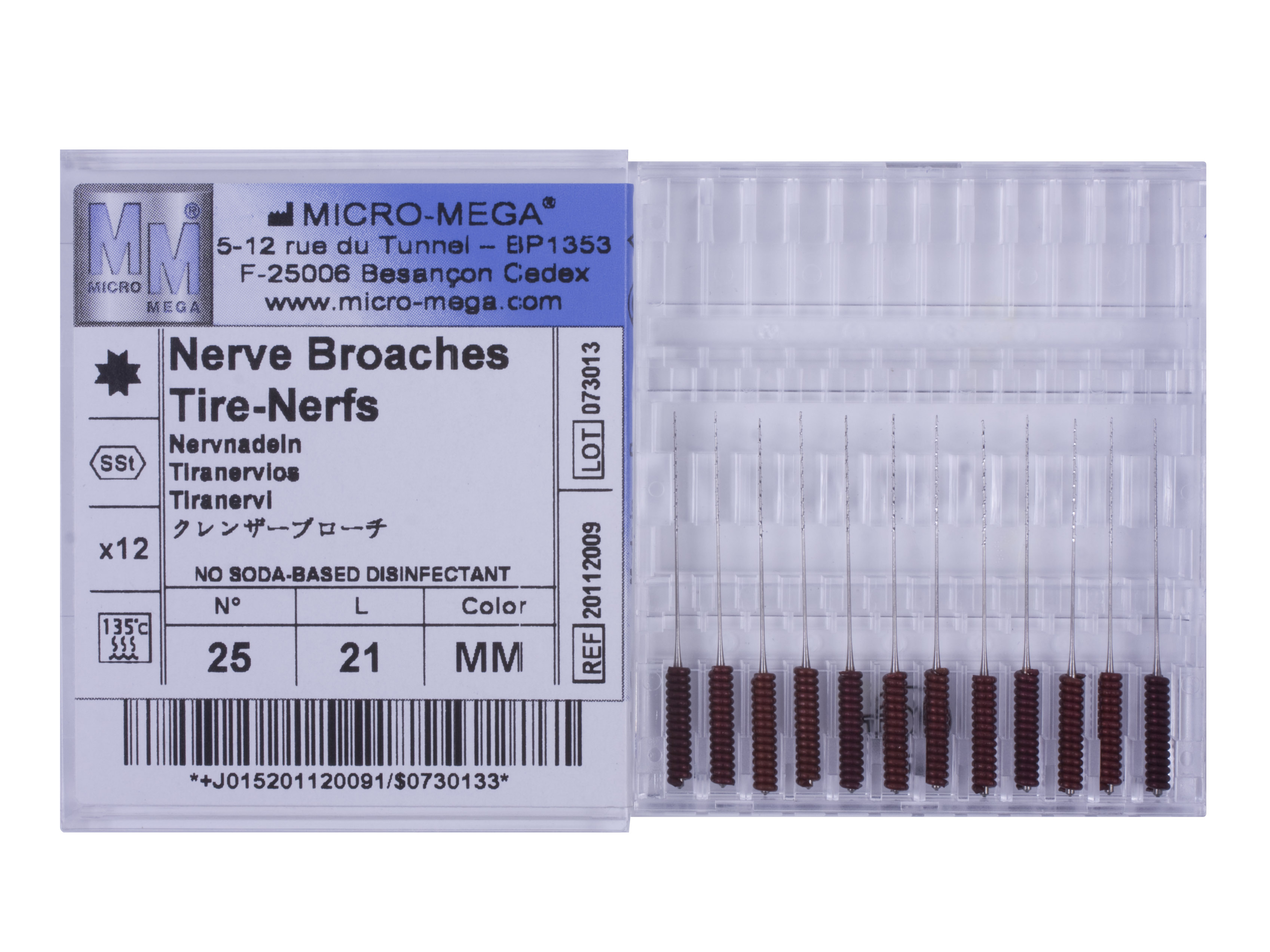 Nerve Broache n25 short Hand. 56 MM - инструменты эндодонтические
